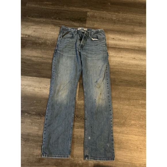 Ariat Other - Ariat Legacy M2 Traditional Relaxed Boot Cut Jeans Men's 31x34 Blue Denim STAINS